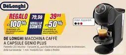 Trony DeLonghi macchina caffè a capsule genio plus offerta