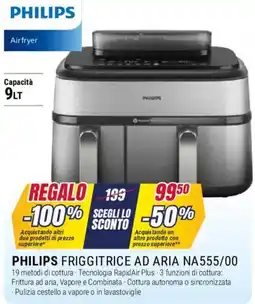 Trony PHILIPS FRIGGITRICE AD ARIA NA555/00 offerta