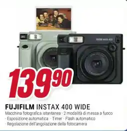 Trony Fujifilm instax 400 wide offerta