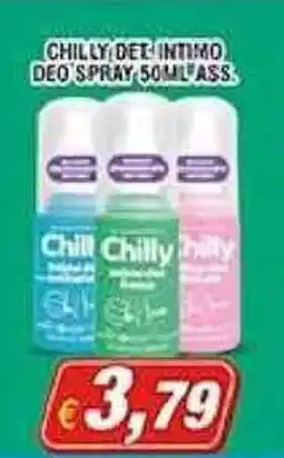 Maury's Chilly det intimo deo spray offerta