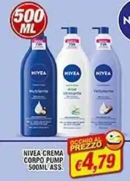Maury's Nivea crema corpo pump offerta