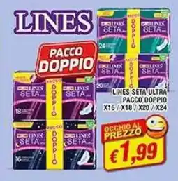 Maury's Lines seta ultra pacco doppio offerta