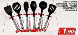 Maury's Mm black cook cucchiaione/mestolo pala fritto/paletta /servispaghetti /schiumarola offerta