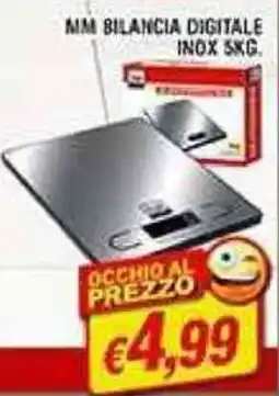 Maury's Mm bilancia digitale inox offerta
