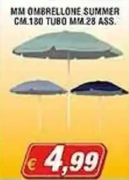 Maury's Mm ombrellone summer, tubo offerta