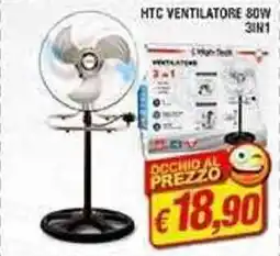 Maury's Htc ventilatore 80W 3in1 offerta