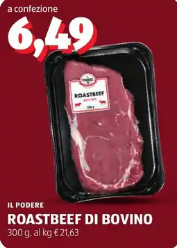 ALDI Il podere roastbeef di bovino offerta