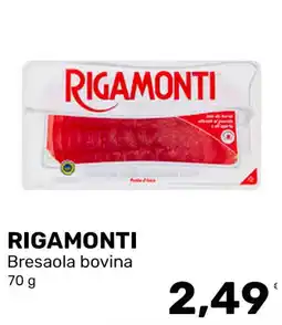 Iper Tosano RIGAMONTI Bresaola bovina offerta