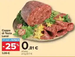 Carrefour Market Coppa di Testa Lanzi offerta