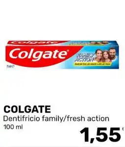Iper Tosano COLGATE Dentifricio family/fresh action offerta