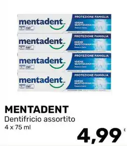 Iper Tosano MENTADENT Dentifricio offerta