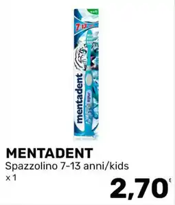 Iper Tosano MENTADENT Spazzolino 7-13 anni/kids offerta
