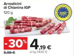 Carrefour Market Arrosticini di Chianina IGP offerta