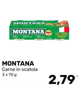 Iper Tosano MONTANA Carne in scatola offerta