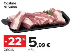 Carrefour Market Costine di Suino offerta
