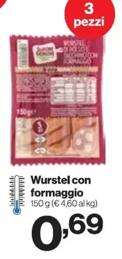 In'S Mercato Wurstel con formaggio offerta