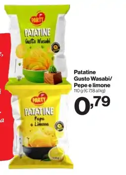 In'S Mercato Patatine Gusto Wasabi/ Pepe e limone offerta