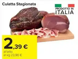 Carrefour Market Culatta Stagionata offerta