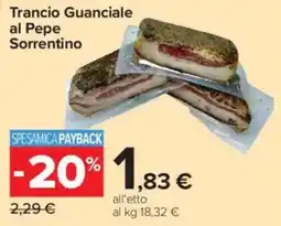 Carrefour Market Trancio Guanciale al Pepe Sorrentino offerta