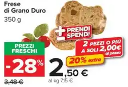 Carrefour Market Frese di Grano Duro offerta