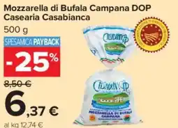 Carrefour Market Mozzarella di Bufala Campana DOP Casearia Casabianca offerta