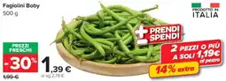 Carrefour Market Fagiolini Boby offerta