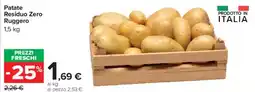 Carrefour Market Patate Residuo Zero Ruggero offerta