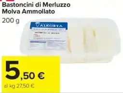 Carrefour Market Bastoncini di Merluzzo Molva Ammollato offerta