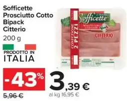 Carrefour Market Sofficette Prosciutto Cotto Bipack Citterio offerta