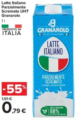 Carrefour Market Latte Italiano Parzialmente Scremato UHT Granarolo offerta