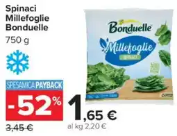 Carrefour Market Spinaci Millefoglie Bonduelle offerta