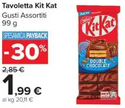 Carrefour Market Tavoletta Kit Kat offerta