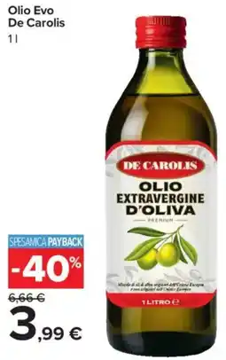 Carrefour Market Olio Evo De Carolis offerta