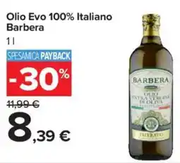 Carrefour Market Olio Evo 100% Italiano Barbera offerta