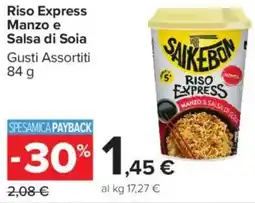 Carrefour Market Riso Express Manzo e Salsa di Soia offerta