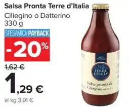 Carrefour Market Salsa Pronta Terre d'Italia offerta