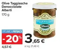 Carrefour Market Olive Taggiasche Denocciolate Alberti offerta