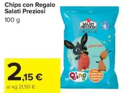 Carrefour Market Chips con Regalo Salati Preziosi offerta
