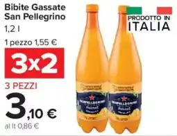 Carrefour Market Bibite Gassate San Pellegrino offerta