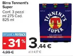 Carrefour Market Birra Tennent's Super offerta