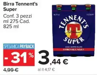 Birra Tennent's Super