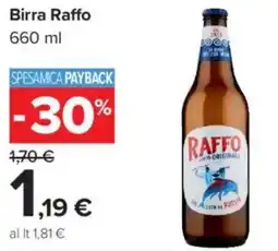 Carrefour Market Birra Raffo offerta