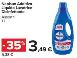 Carrefour Market Napisan Additivo Liquido Lavatrice Disinfettante offerta