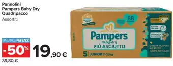 Pannolini Pampers Baby Dry Quadripacco
