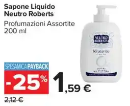 Carrefour Market Sapone Liquido Neutro Roberts offerta