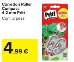 Carrefour Market Correttori Roller Compact 4.2 mm Pritt offerta