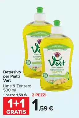Carrefour Market Detersivo per Piatti Vert offerta