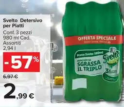 Carrefour Market Svelto Detersivo per Piatti offerta