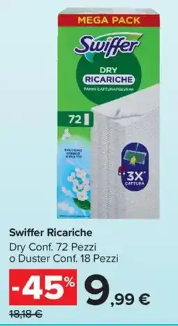 Carrefour Market Swiffer Ricariche offerta