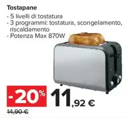 Carrefour Market Tostapane offerta